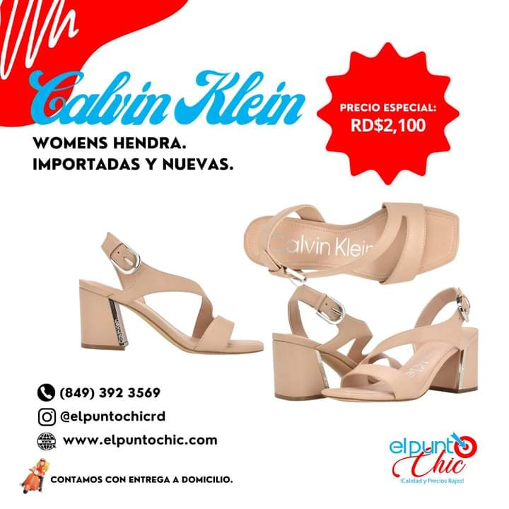 Zapatillas Women Hendra Calvin Klein Size 7.5