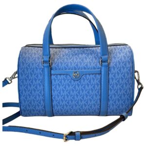 MK DUFFLE SATCHEL BLUE