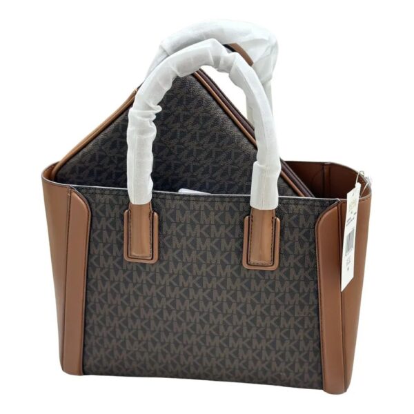 MK SATCHEL W IPAD CASE BROWN - Imagen 2