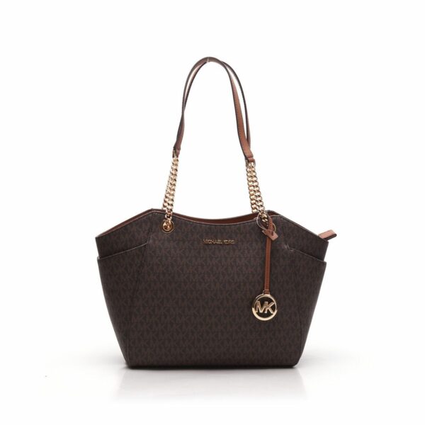 MK JET SET TRAVEL BROWN
